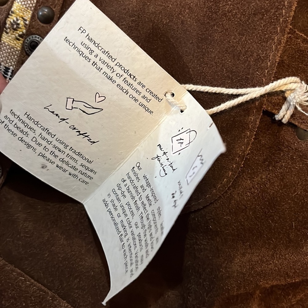 Free People Suede Sardona Bag NWT - Picture 16 of 16